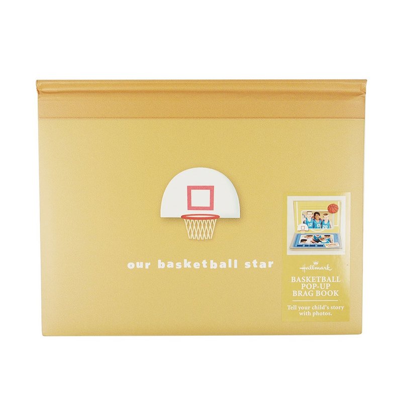 I love basketball three-dimensional photo book 9 into [Hallmark-acid free photo book/photo album] - Photo Albums & Books - Other Materials Khaki