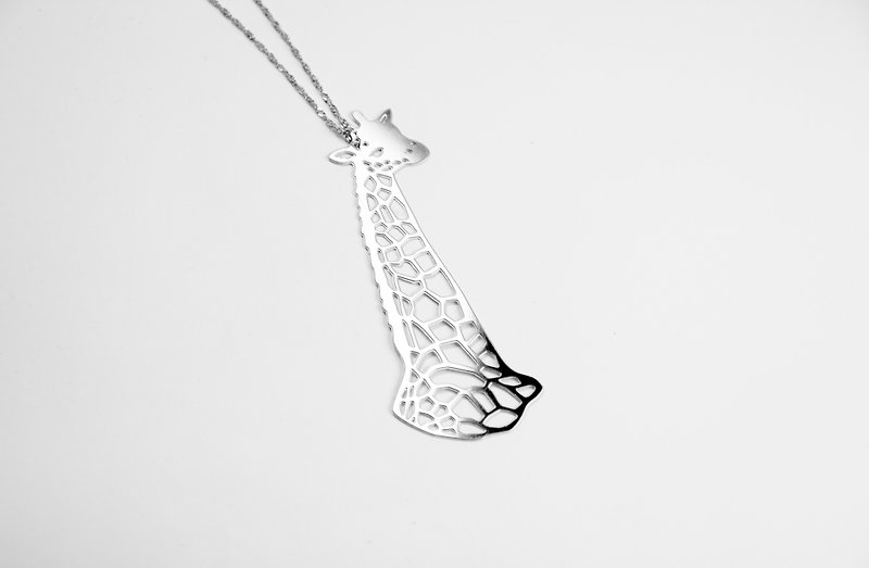 Giraffe (new in summer)_animal series_make a problem - Necklaces - Other Metals Gray