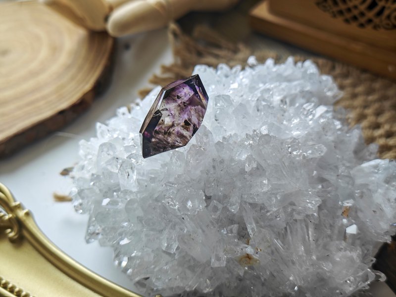 紫超級七|天然|紫色|礦物|熱門水晶|可製成飾物 - 項鍊 - 水晶 