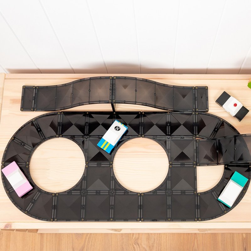 澳洲Connetix交通系列磁力積木-坡道路口組(16pc) - 嬰幼兒玩具/毛公仔 - 塑膠 