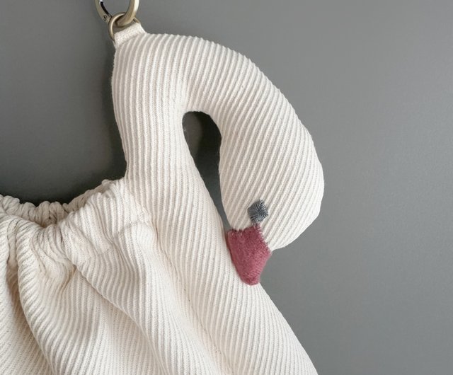 スワンバッグ 白鳥 ご予約商品 30日ほどで発送 - ショップ