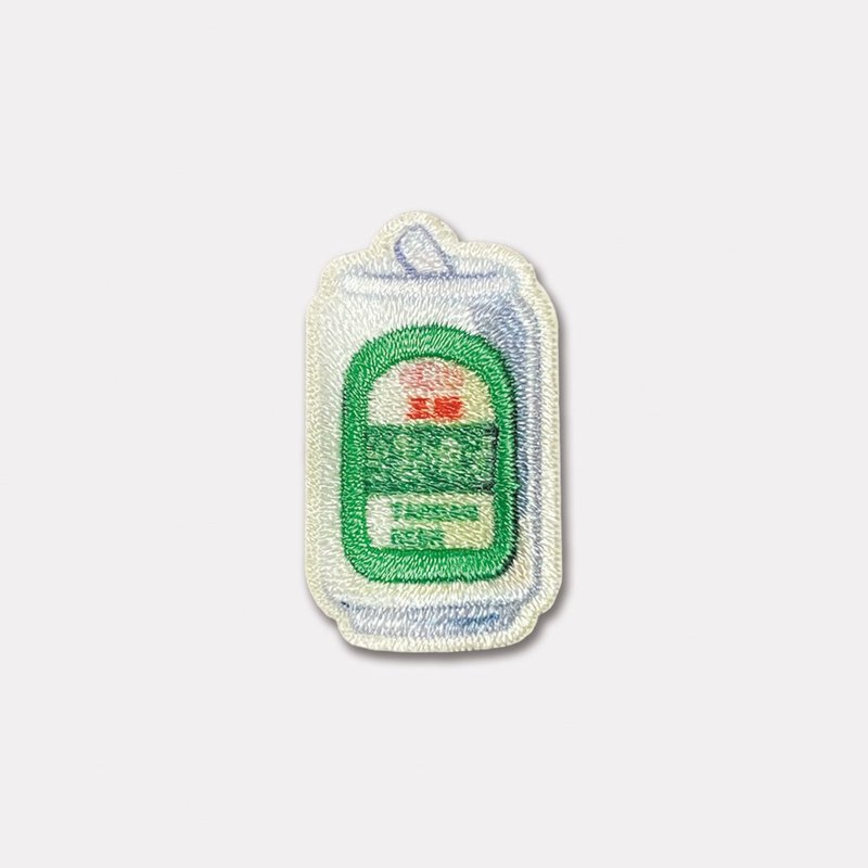 台啤雙用刺繡布貼/台灣伴手禮/台灣特色禮 - 徽章/別針 - 繡線 多色