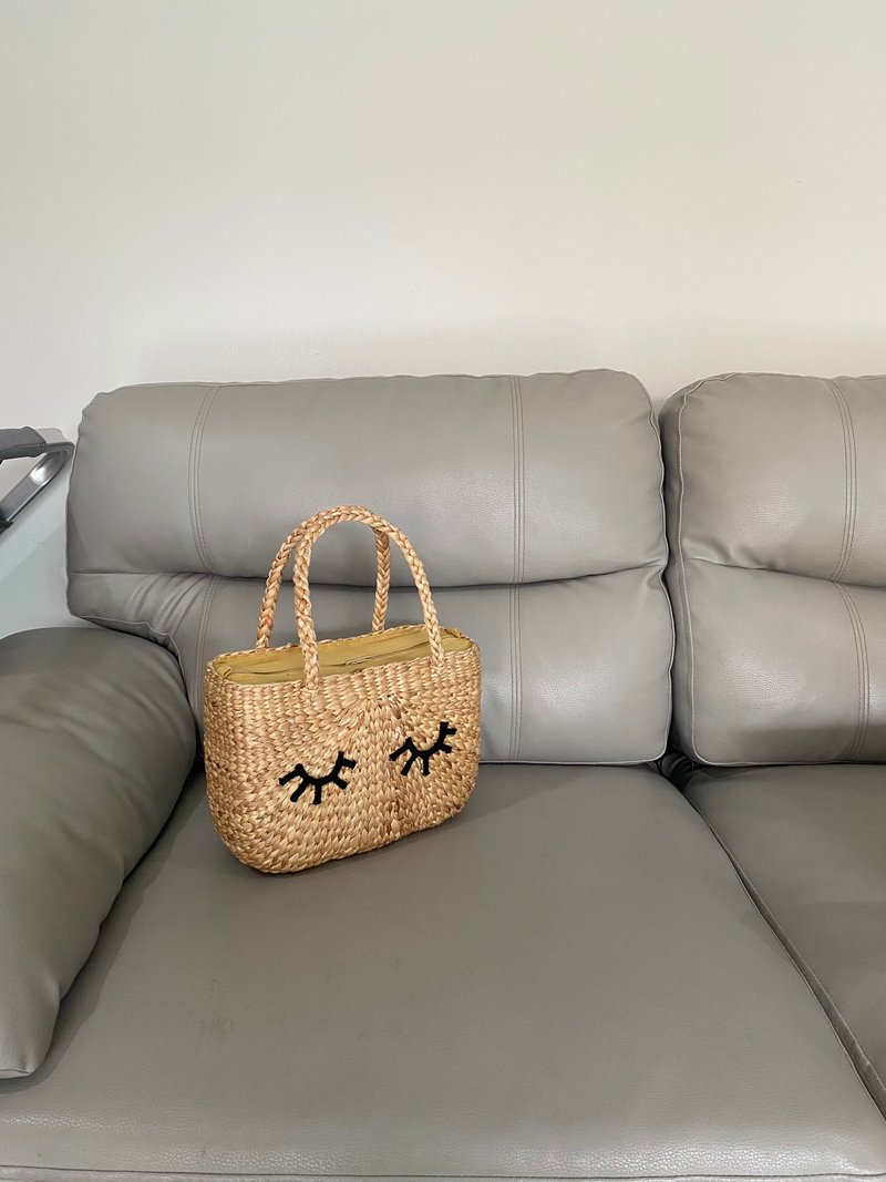 BOHOPeach Small Cute Handbag add Name Gifts for friends - 手提包/手提袋 - 竹 