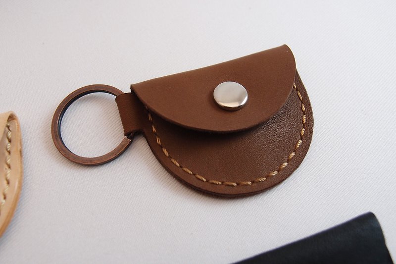 Urgent Leather Small Wallet/Turn Studio - Coin Purses - Genuine Leather Brown