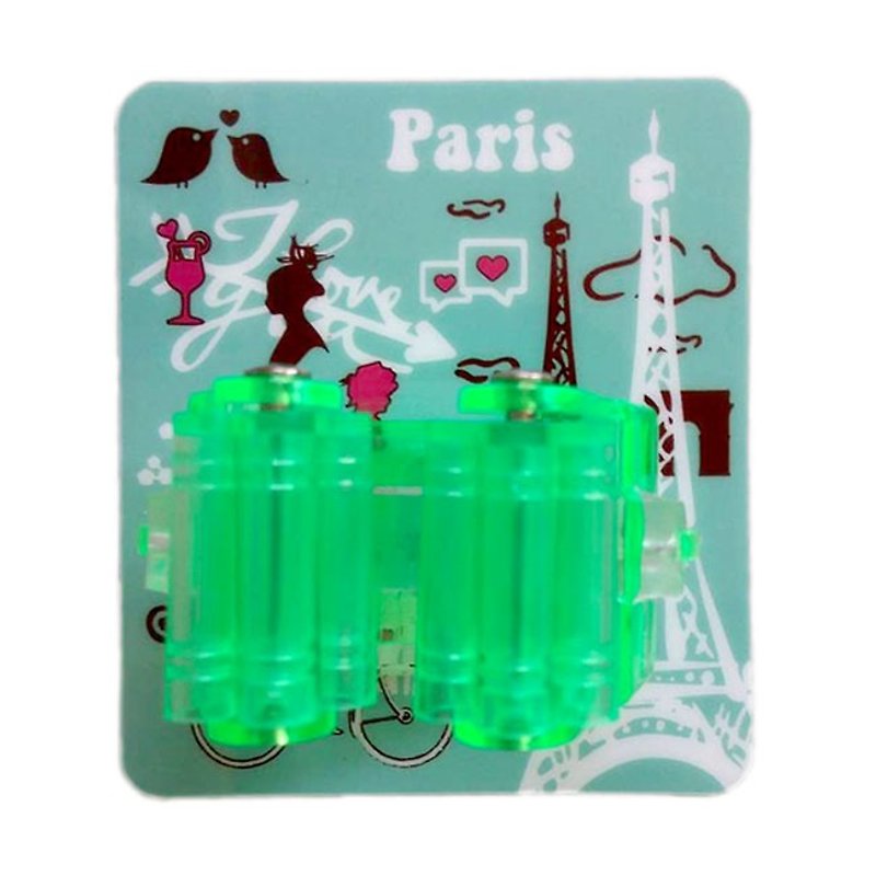 【BEAR BOY】魔力無痕拖把夾-巴黎鐵塔(綠色) - 居家收納/收納盒/收納用品 - 塑膠 