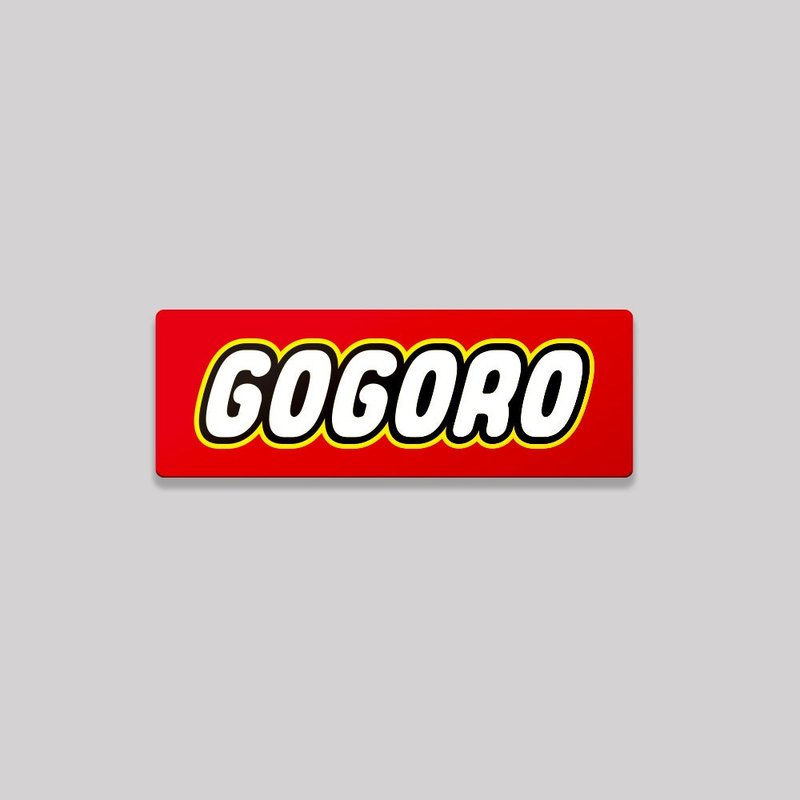 GOGORO/TOY/鋁牌飾貼 SunBrother孫氏兄弟 - 貼紙 - 鋁合金 紅色
