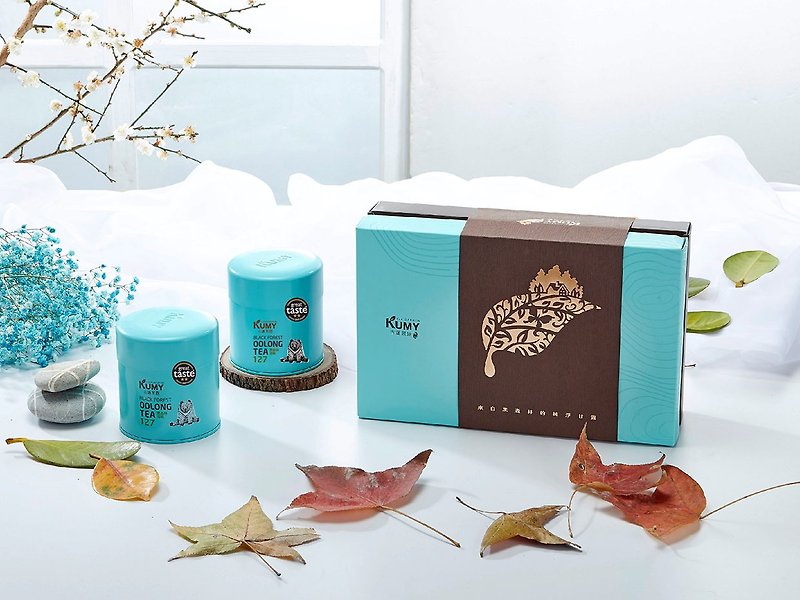 Taiwan tea_Shiny Sky A Tea Gift Set_Black Forest Oolong tea 127_2 cans - Tea - Fresh Ingredients Gold