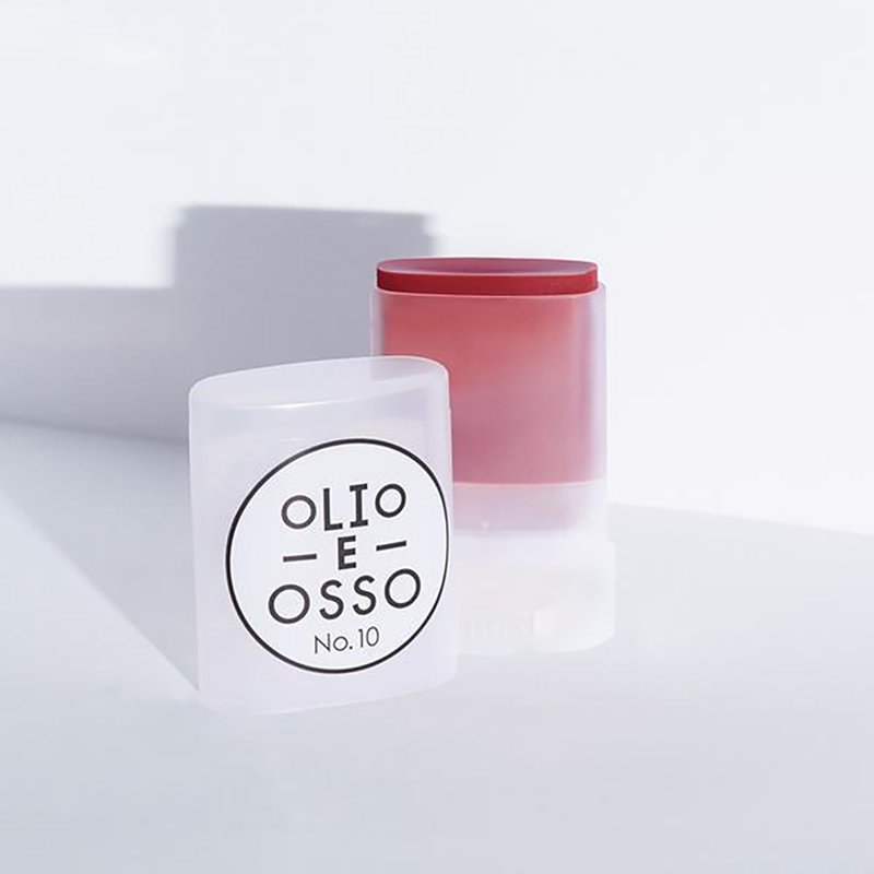 OLIO E OSSO 茶玫瑰保濕棒 No.10 - 口紅/唇膏/腮紅 - 蠟 粉紅色