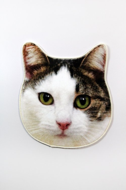 SÜSS Living生活良品 SUSS-日本Magnets 模擬可愛動物手帕/口水巾/毛巾(愛琴海貓) 現貨