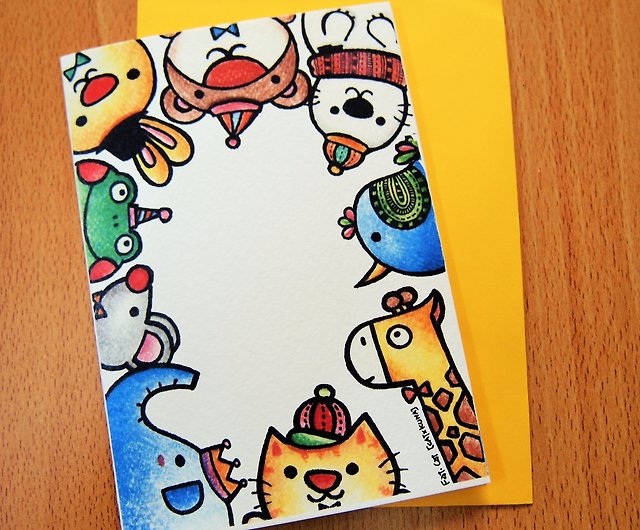 Birthday Card I Want To Tell You A Happy Birthday Korean Shop Cat X Kuma Cards Postcards Pinkoi