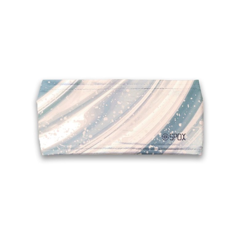 【潑漆 米色大理石紋】潮流運動涼感 / 頭帶 - 運動配件 - 聚酯纖維 多色