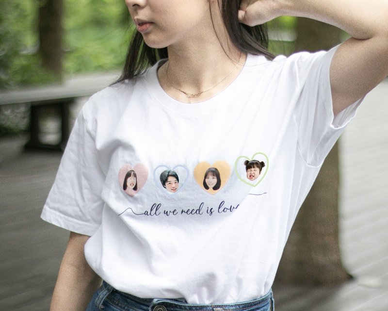 Customized short-sleeved T-shirt/clothes - อื่นๆ - ผ้าฝ้าย/ผ้าลินิน 