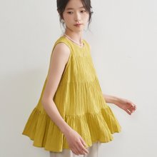 オンワンズオン On One's Own ティアードノースリーブフレアトップ （MUSTARD） On One's Own - 官方線上商店 | 日本品牌 | Pinkoi