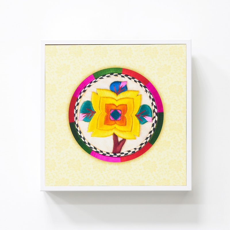 National Museum of History series | Art Frame | Digital Ejecta box art painting flowers towards {} - Posters - Other Materials Yellow