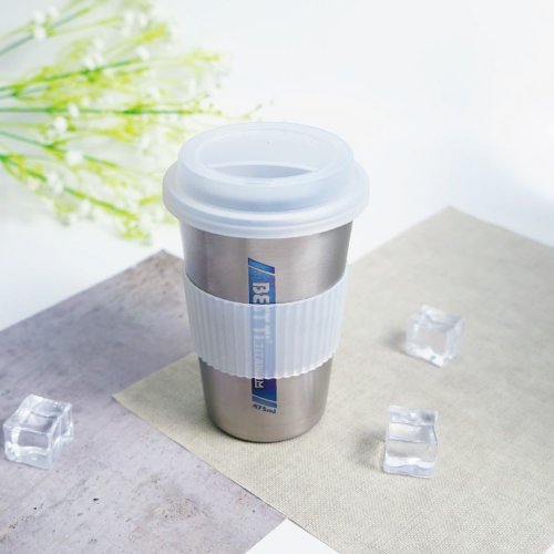 BEST Ti 【BEST Ti】熱愛系列-愛運動 髮絲鈦原色 純鈦隨行杯 450ml