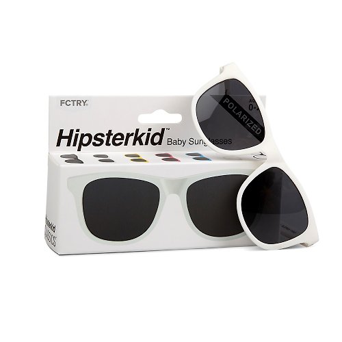 日安朵朵 福利品-美國Hipsterkid 抗UV時尚偏光太陽眼鏡(B類瑕疵)無固定繩