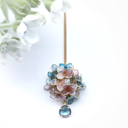 jyushi-no-onna necklace Pink &blue