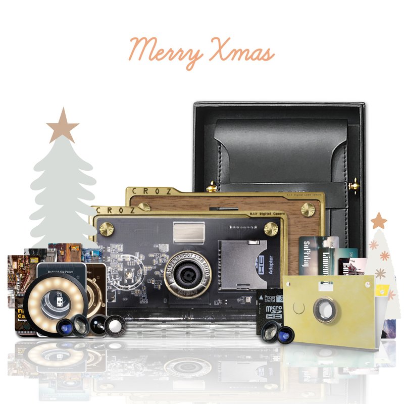 【20MP】Christmas CROZ Top Camera Set - กล้อง - กระดาษ สีเทา