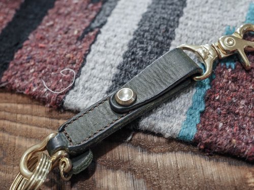 HEYOU Art&Craft Department Key Chain 皮革鑰匙圈- 墨綠