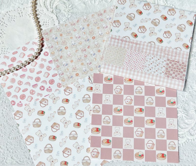 picnic design origami - Storage & Gift Boxes - Paper Multicolor