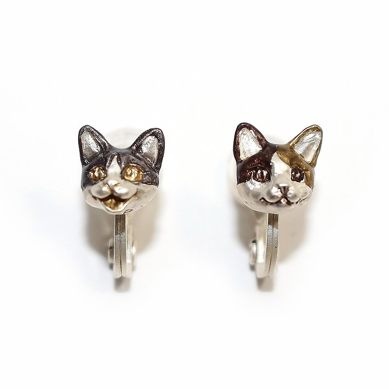 Tom & Mike Earring Tom Mike Clip-On EA080 - Earrings & Clip-ons - Other Metals Silver