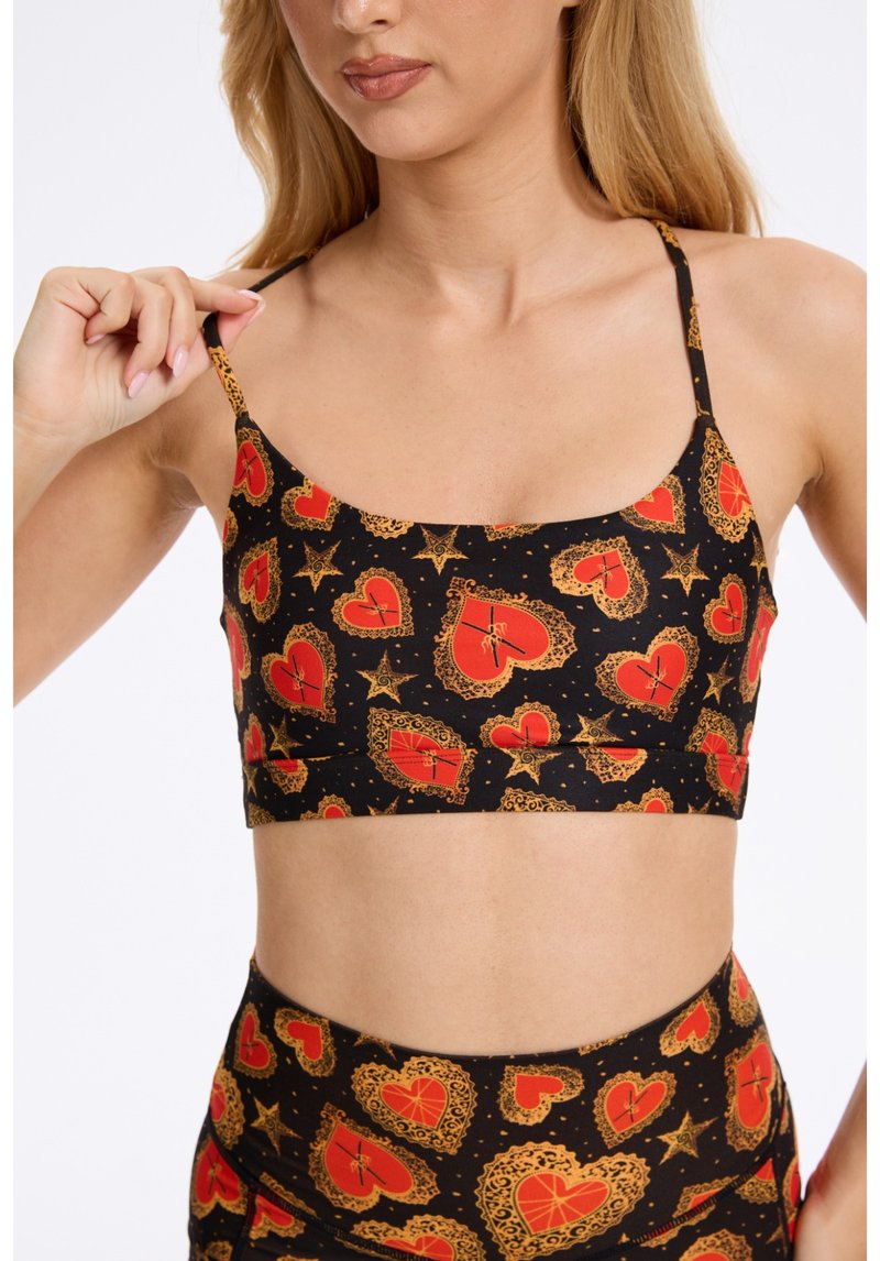 Chrome Hearts Backless Sports Bra - Women's Athletic Underwear - Eco-Friendly Materials Multicolor