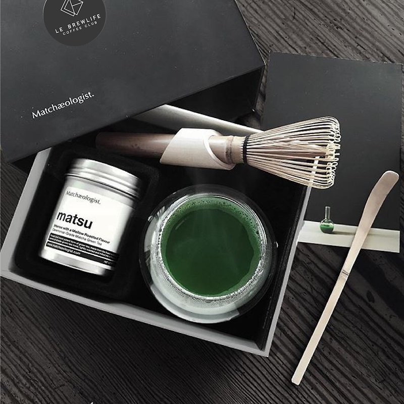 |韓国の抹茶ギフトボックス| Le Brewlife X Matchaeologist  -  Contemporary Tea Art Group - お茶 - 食材 グリーン