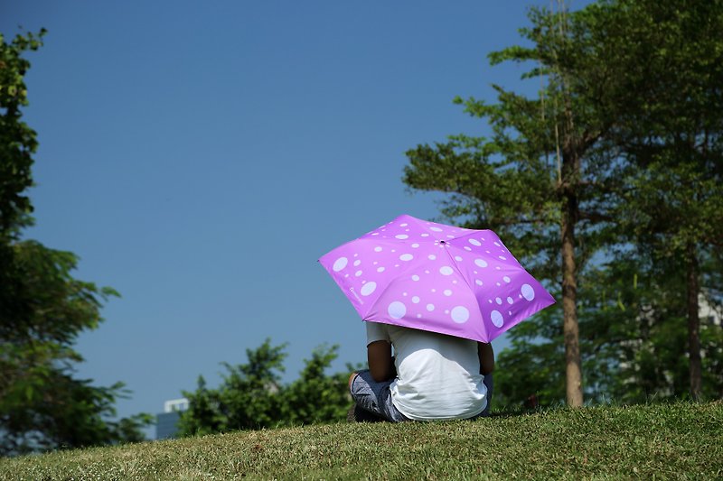 Rainbow House 彩虹晴雨折傘(舊款-僅剩紫色) - 雨傘/雨衣 - 防水材質 多色