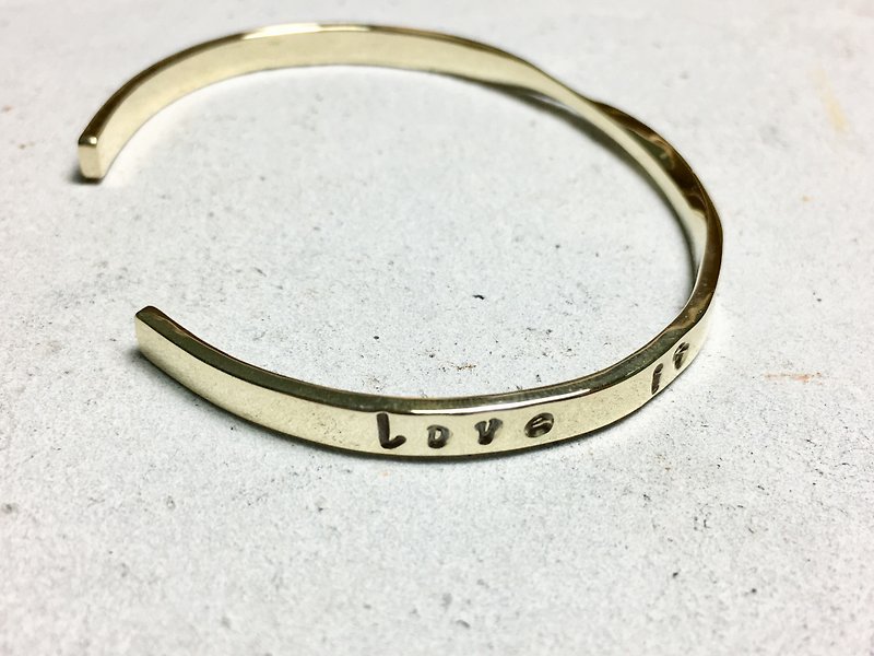 AJEOSSI [hand × custom × DIY] brass, red copper × bracelet ring - สร้อยข้อมือ - ทองแดงทองเหลือง สีทอง