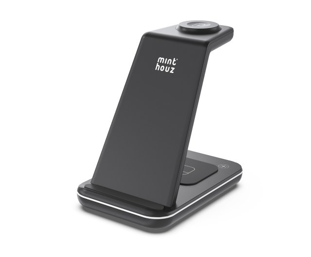 オフィスギフトに欠かせない 3-in-1 ワイヤレス充電スタンド