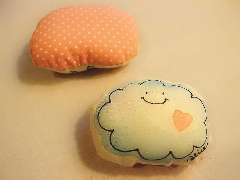 Ball bag ★ smile cloud - Pillows & Cushions - Cotton & Hemp 