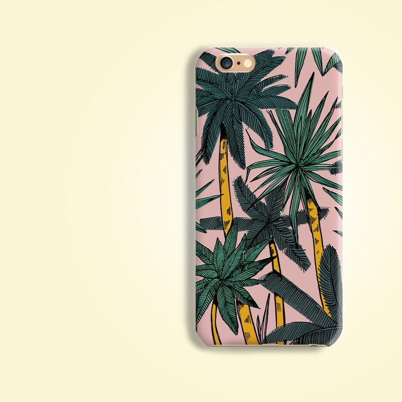 Palm Tree Matt finishes rigid hard Phone Case Cover  for iPhone 4 4S 5 5S SE 6 6S 7 Plus Samsung Galaxy S6 S7 edge Note HTC LG Nexus HTGNP49 - เคส/ซองมือถือ - พลาสติก หลากหลายสี