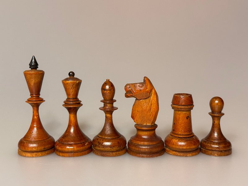 Very rare early Soviet chess 1925 to 1935, USSR - บอร์ดเกม - ไม้ 