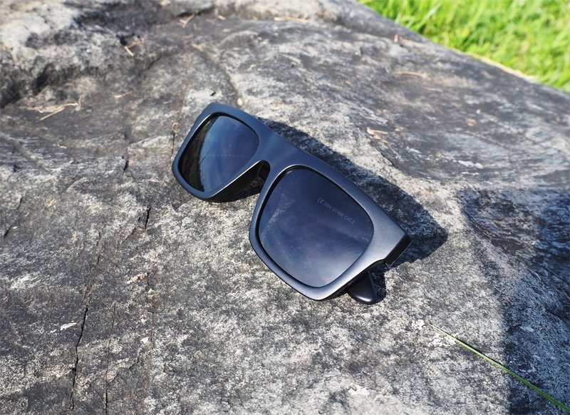 2is KoriD 太陽眼鏡│百搭方框 聖誕禮物 - 太陽眼鏡/墨鏡 - 塑膠 黑色