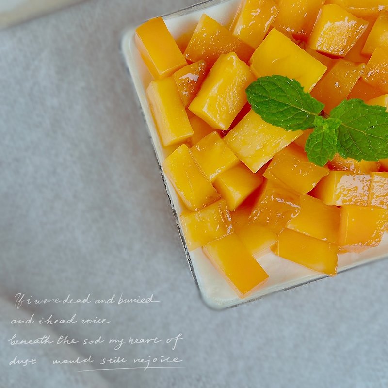 【季節限定】芒果優格乳酪蛋糕盒子 - 蛋糕/甜點 - 新鮮食材 