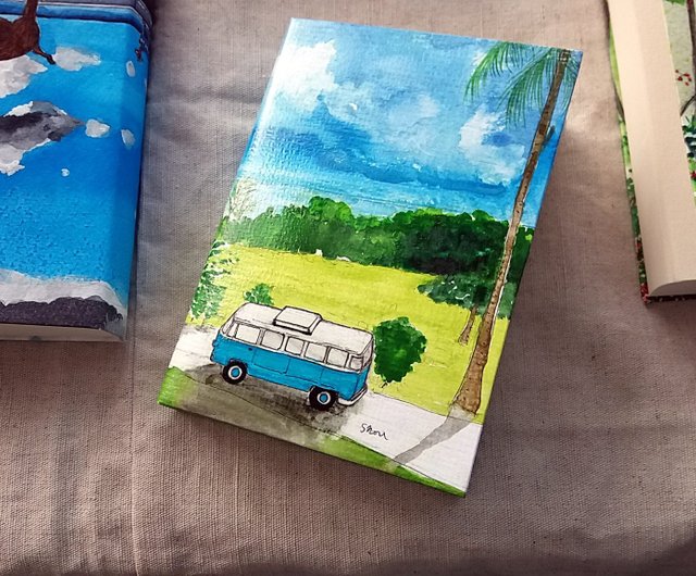 hand painted journals