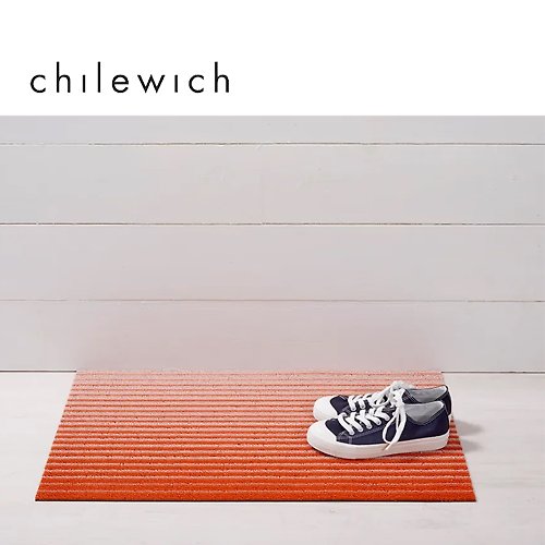 Chilewich Chilewich/ Domino Shag系列漸層條紋地墊-46X71CM-杏橘色