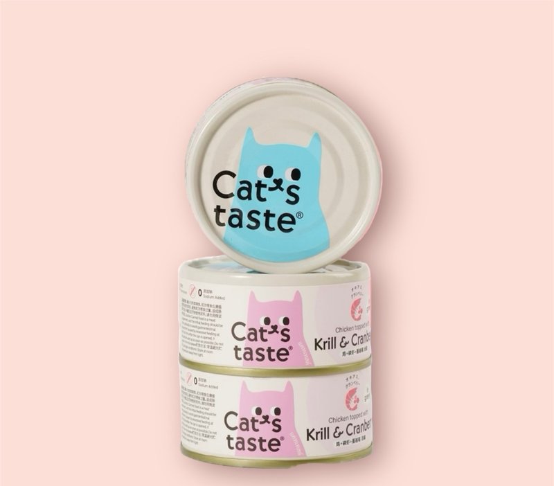 Cat's Taste 雞肉磷蝦蔓越莓肉汁罐 - 貓罐頭/鮮食 - 其他材質 