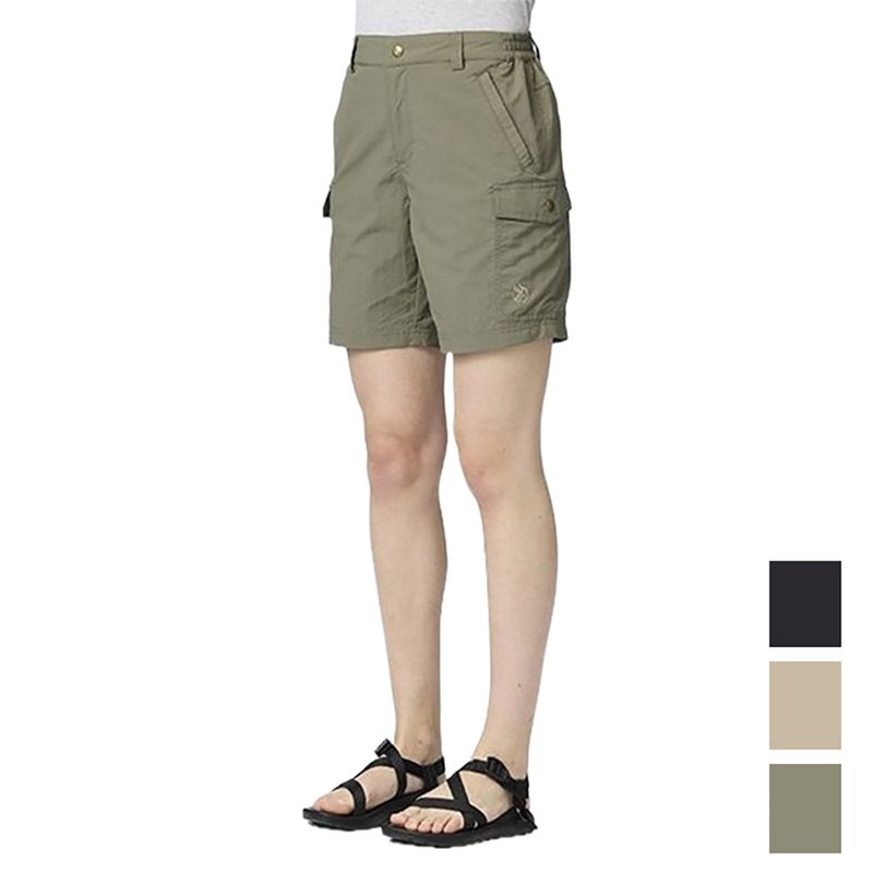 [Wildland] Breathable and anti-UV multi-bag cargo shorts for women 0B21381 - กางเกงขาสั้น - เส้นใยสังเคราะห์ หลากหลายสี