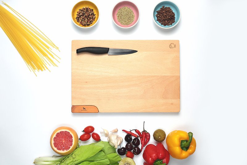 Standing magnetic cutting board (M) beech - Serving Trays & Cutting Boards - Wood 