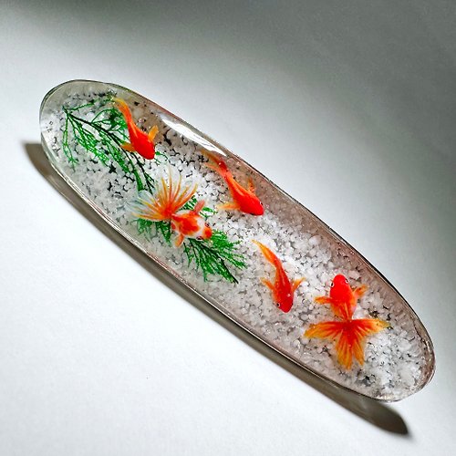 Ikenami-ya 專營日本手工金魚 接單製作 金魚 髮飾 barrette