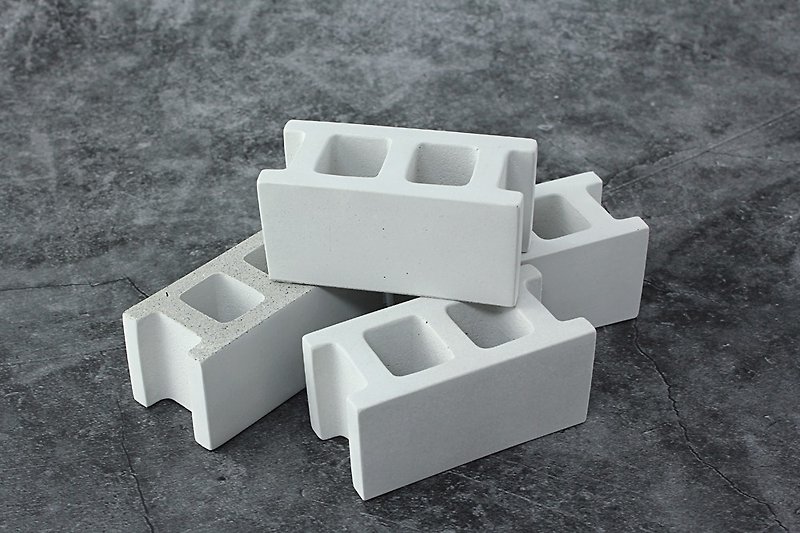Cement products - mini hollow brick - length 7.5CM - Other - Cement Gray