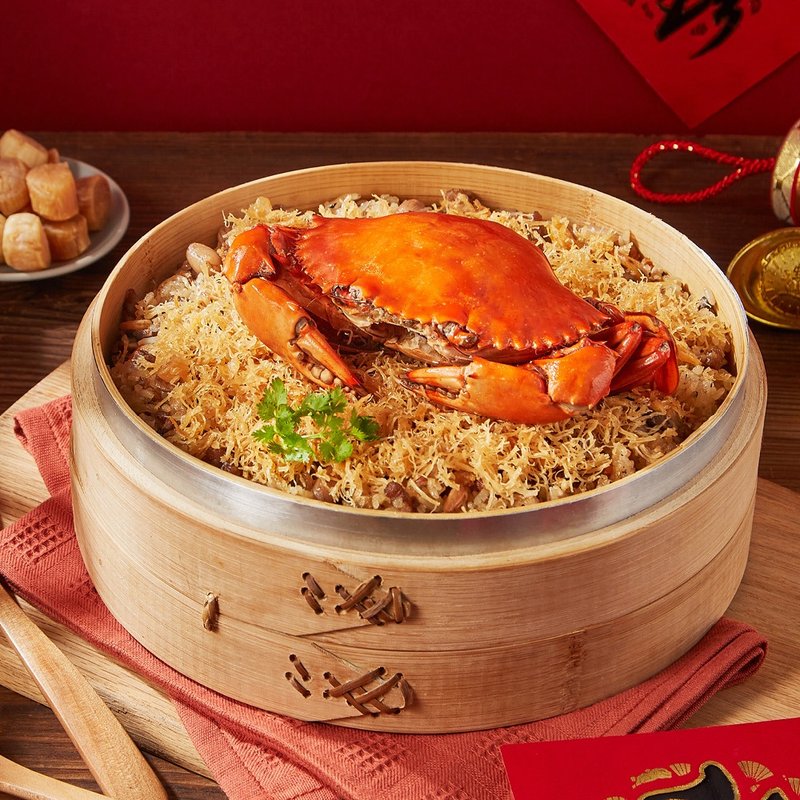 (預購)【錦霞樓】紅蟳干貝米糕-900g - 其他 - 其他材質 紅色