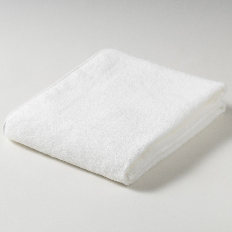 Hacoon 白雲 敏感肌適用超纖柔浴用毛巾 - 毛巾/浴巾 - 棉．麻 白色