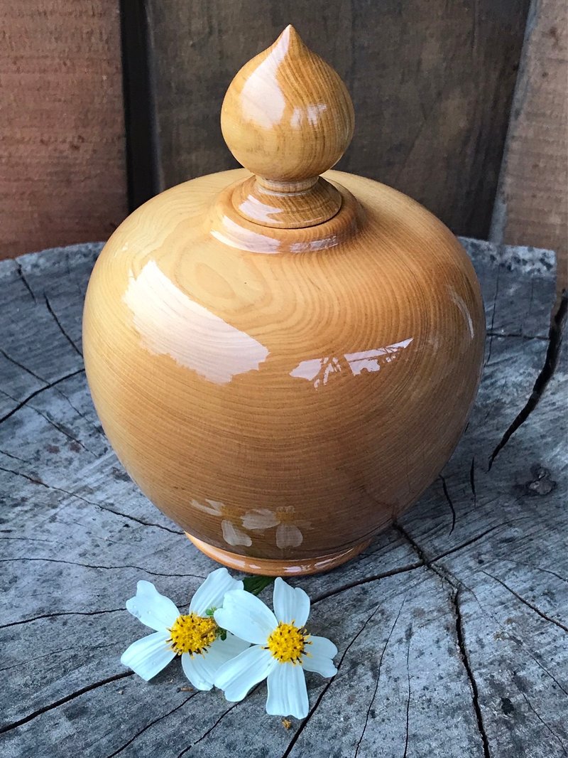 台灣檜木聚寶盆 台灣檜木 黃檜/扁柏 - 擺飾/家飾品 - 木頭 