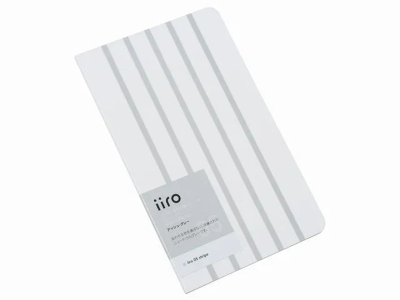 神戸派計画 iiro 05 stripe (灰燼灰) - 筆記本/手帳 - 紙 灰色