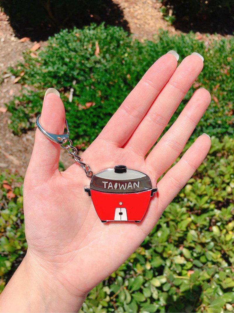 Fun Taiwan Key Holder ( Tea Eggs ) - Keychains - Other Metals Silver