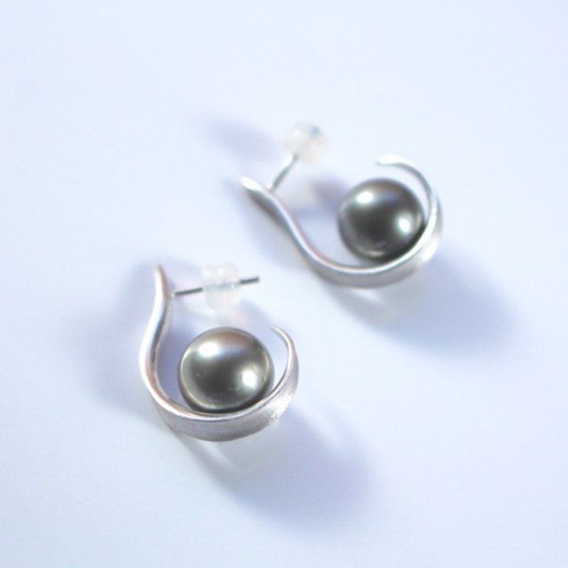 Waves II Earrings Silver - Earrings & Clip-ons - Gemstone 