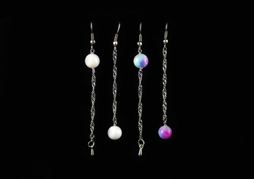 美人魚手創藝術 Sea Maidens Jewelry 【垂墜玉石耳環】水晶玉石 手工耳環