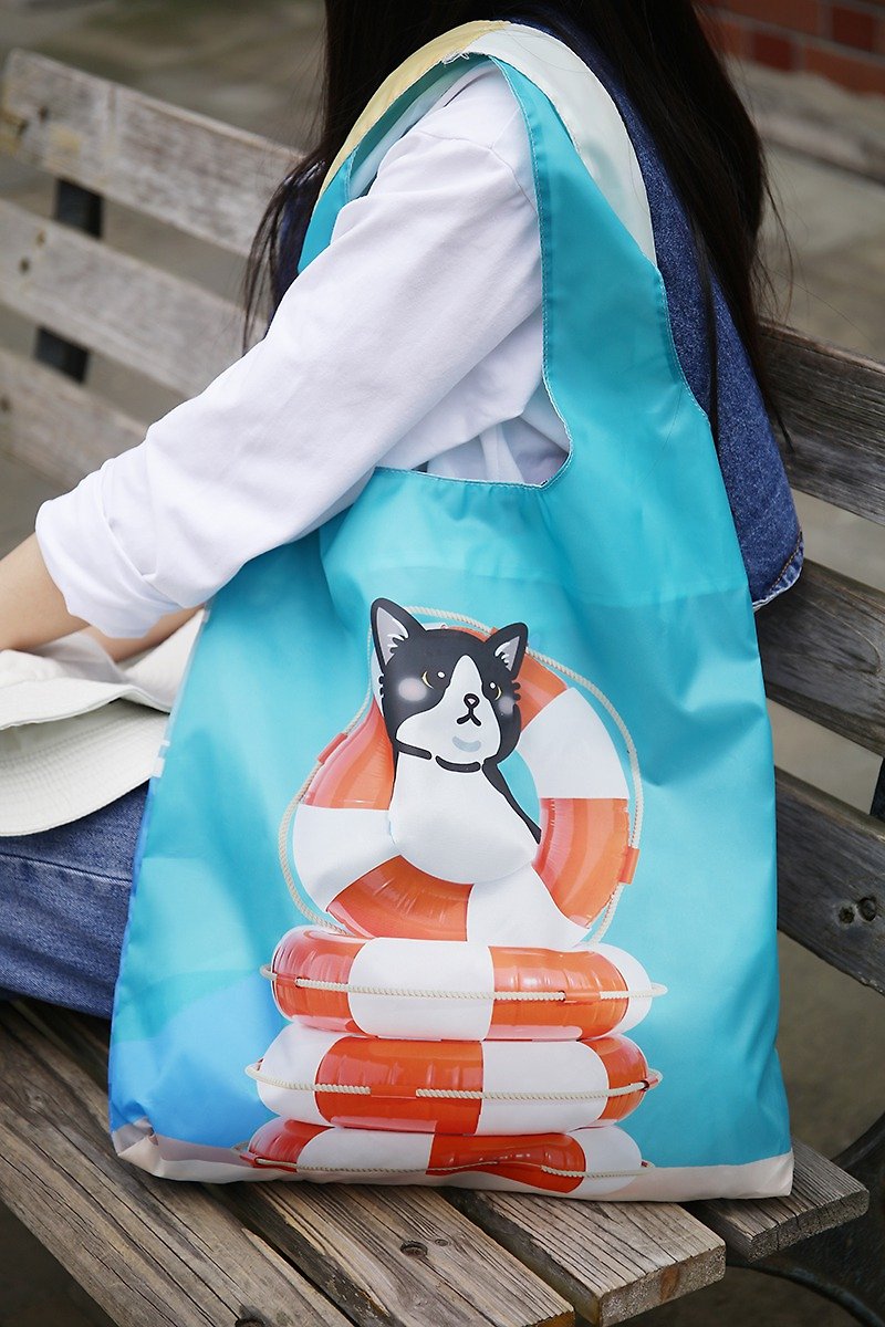 環保袋 ~ 貓貓在海灘 - 其他 - 環保材質 